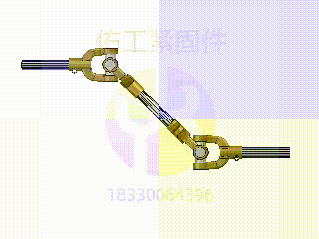 圖130 雙萬向聯(lián)軸器.gif